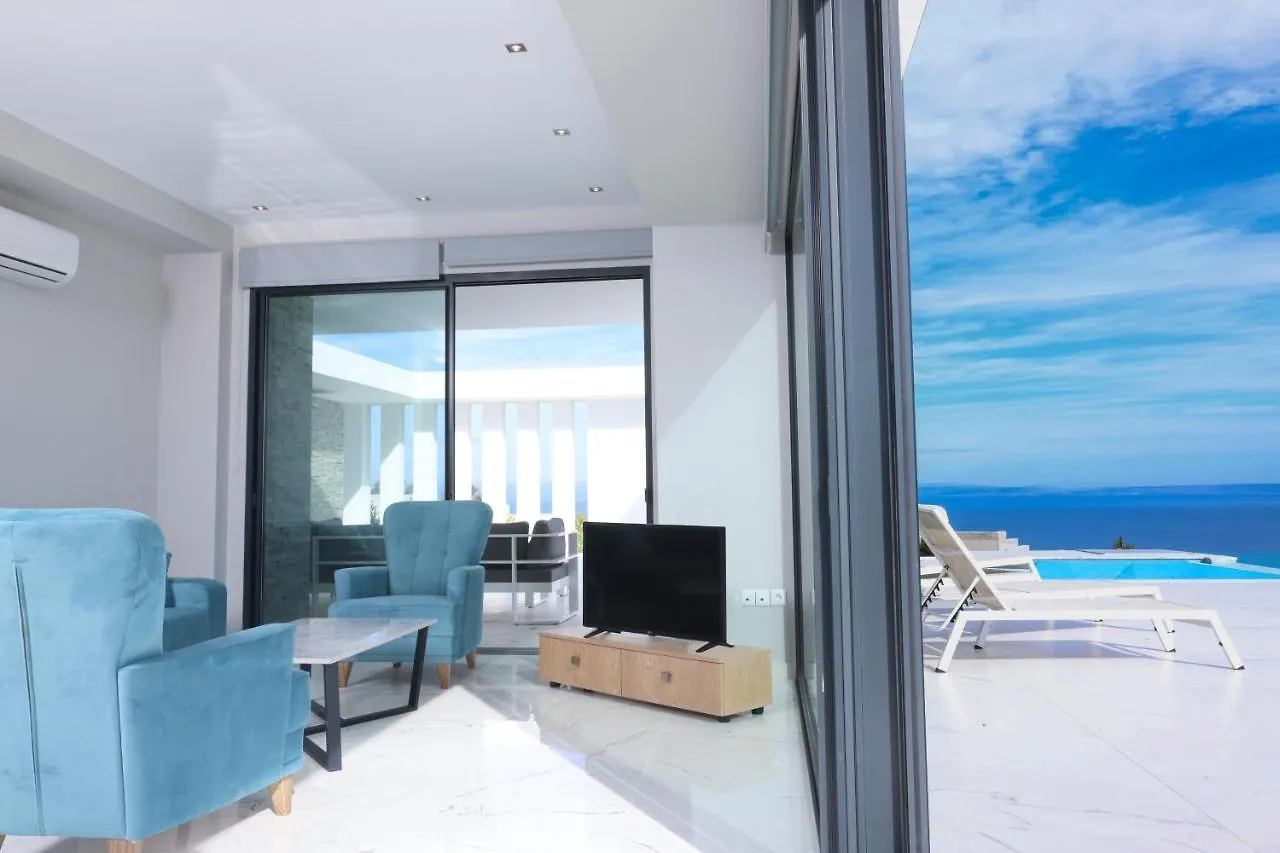 Villas Les Blancs 2 - Private Pool, 5 Bdrms, Panoramic View Hanioti 0*,  Greece